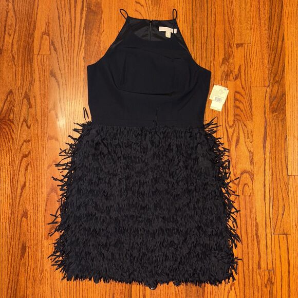 AIDAN MATTOX NWT Black Sleeveless Cocktail Dress Size 10 - Picture 1 of 7